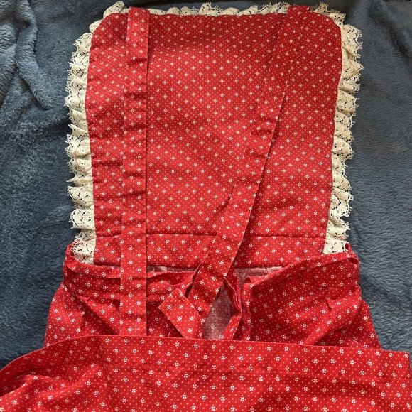 Vintage Gourmet Gallery Collectible Christmas Goose - Poinsettia Themed Apron - Picture 7 of 9